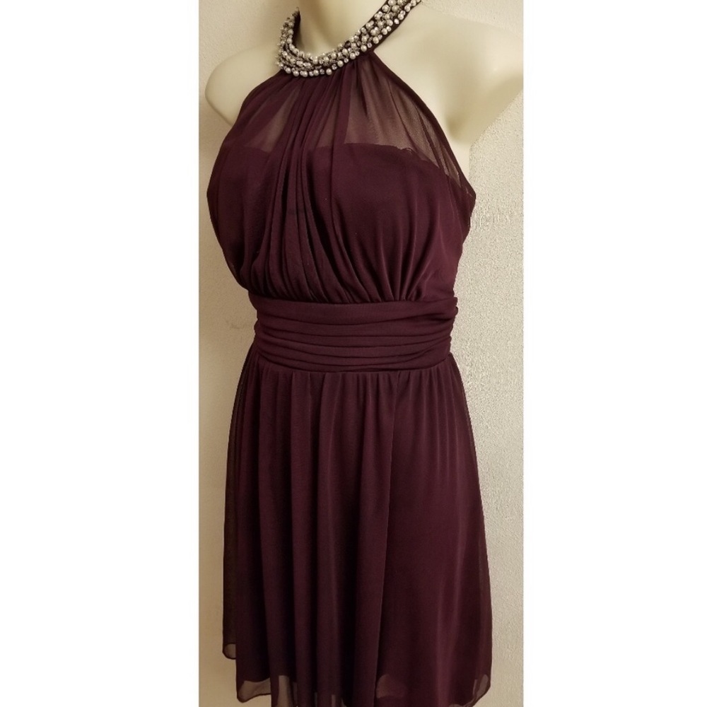 Plum purple dress